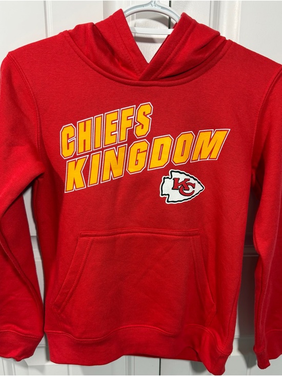 NFL Other - NWT Kansas City Chiefs Kingdom Youth Small Red NFL Team Apparel Hoodie